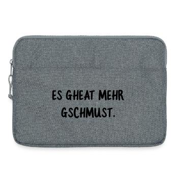 C’est encore plus de mieux. Drôle de diction dialectale - Sacoche pour ordinateur portable 15 pouces - gris chiné - Devant