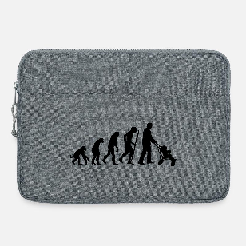 Evolution of the super dad - Laptop bag 15" - heather grey