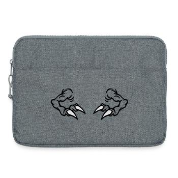 Pattes T-Rex - Sacoche pour ordinateur portable 15 pouces - gris chiné - Devant