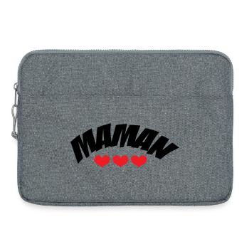Mom / Mother's Day - Laptop bag 15" - heather grey - Front