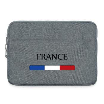 France - Sacoche pour ordinateur portable 15 pouces - gris chiné - Devant
