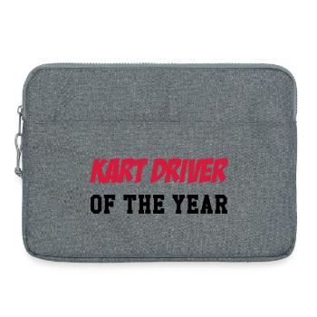 Karting / Kart / Go-Kart / Sport / Driver - Laptop bag 15" - heather grey - Front