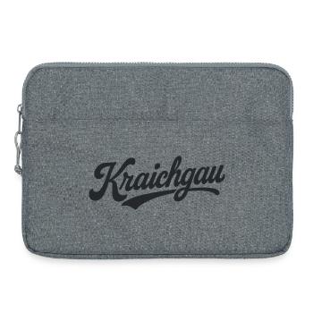 Kraichgau Region lettering - Laptop bag 15" - heather grey - Front