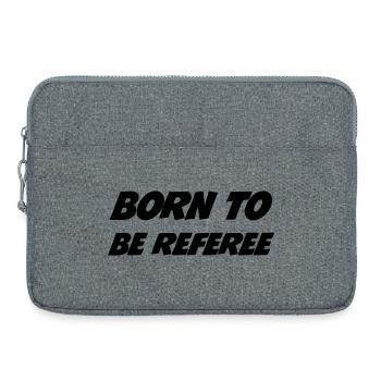 Referee - Schiedsrichter Arbitre - Sport - Match - Sacoche pour ordinateur portable 15 pouces - gris chiné - Devant