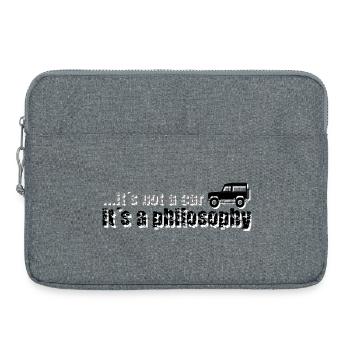 Philosophy Defender Land-Rover - Sacoche pour ordinateur portable 15 pouces - gris chiné - Devant