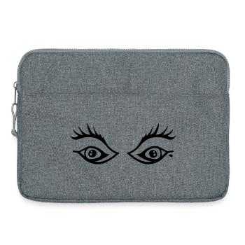 Eyes - Laptop bag 15" - heather grey - Front