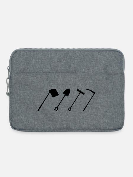 Hacke - Laptoptasche 15" - Grau meliert