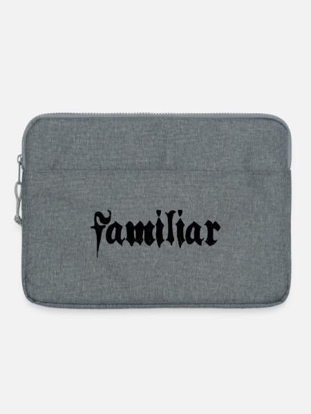 familiar Vertrauter - Laptoptasche 15" - Grau meliert
