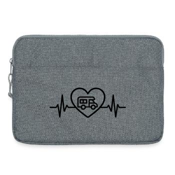 RV Heart Vanlife Voyage - Sacoche pour ordinateur portable 15 pouces - gris chiné - Devant