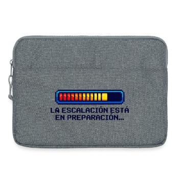 Chemise d’escalade Geek Geek Español - Sacoche pour ordinateur portable 15 pouces - gris chiné - Devant