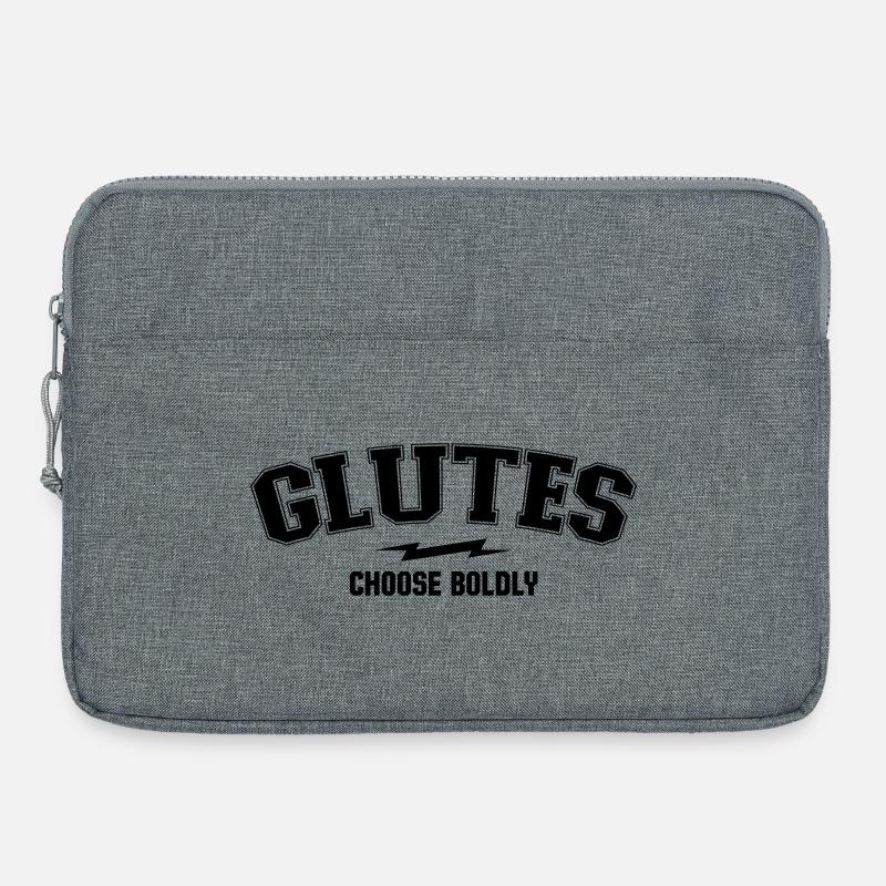 Varsity Arch - Glutes Dept - Laptop bag 15" - heather grey