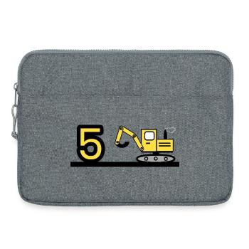 Bagger - Laptoptasche 15" - Grau meliert - Vorne