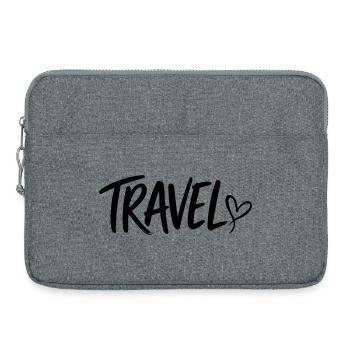 Travel - Laptop bag 15" - heather grey - Front
