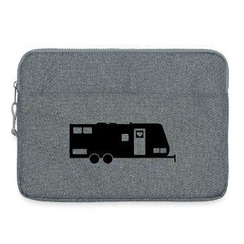 Travel Trailer - Laptop bag 15" - heather grey - Front