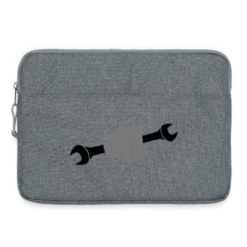 Fist wrench - Laptop bag 15" - heather grey - Front
