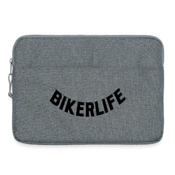 Bikerlife_ _cool - Sacoche pour ordinateur portable 15 pouces - gris chiné - Devant