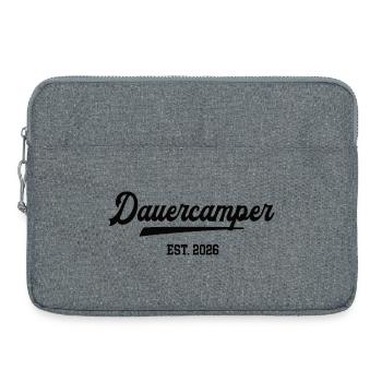 Campeur de longue durée 2026 Camper Camping de longue durée Camping de longue durée - Sacoche pour ordinateur portable 15 pouces - gris chiné - Devant