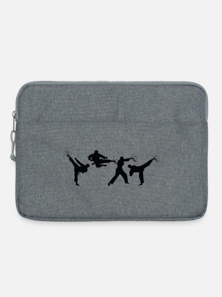 Karateka - Laptoptasche 15" - Grau meliert