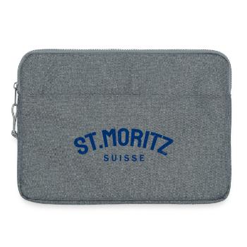 St. Moritz - Suisse - Switzerland - Swiss - Laptop bag 15" - heather grey - Front