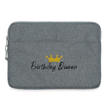 Fête d'anniversaire - Sacoche pour ordinateur portable 15 pouces - gris chiné - Devant