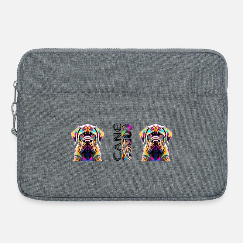 Carne Corso - Laptop bag 15" - heather grey