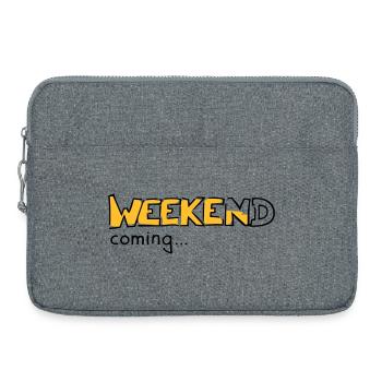 Weekend - Sacoche pour ordinateur portable 15 pouces - gris chiné - Devant