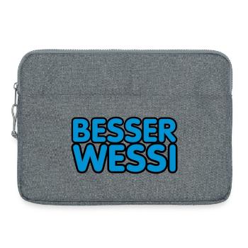 Besserwessi | Wessi | Westen - Laptop bag 15" - heather grey - Front