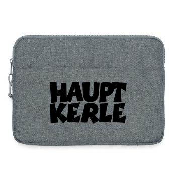 Hauptkerle Schwaben Schwäbisch - Laptoptasche 15" - Grau meliert - Vorne