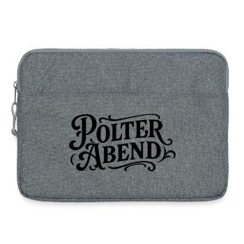 Polter Abend Bräutigam Party - Laptoptasche 15" - Grau meliert - Vorne