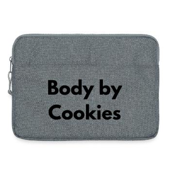 Body by cookies - Laptop bag 15" - heather grey - Front