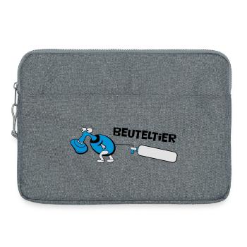 Beuteltier - Anästhesie Fun Cartoon - Laptoptasche 15" - Grau meliert - Vorne