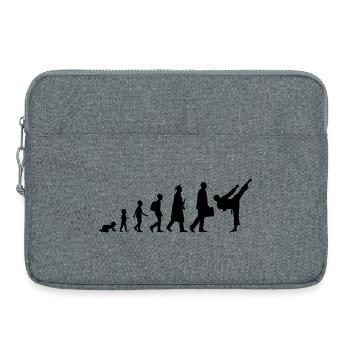 Development of a Karateka - Laptop bag 15" - heather grey - Front