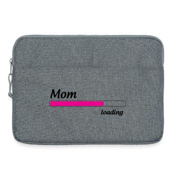 Maman loading... Please Wait - Future Mère - Sacoche pour ordinateur portable 15 pouces - gris chiné - Devant