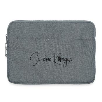 Be a Queen - Laptop bag 15" - heather grey - Front