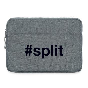Split Hrvatska Croatia Kroatien Hashtag - Laptop bag 15" - heather grey - Front