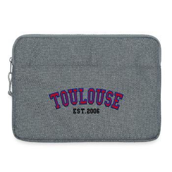 Toulouse Fondée en 2006 - Sacoche pour ordinateur portable 15 pouces - gris chiné - Devant