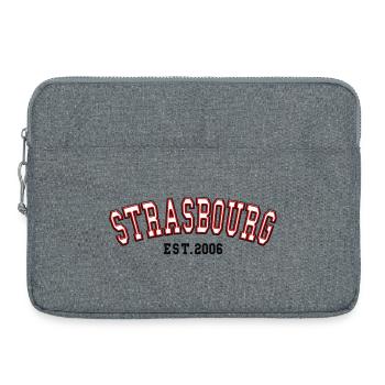 Strasbourg Est. 2006 - Laptop bag 15" - heather grey - Front