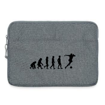 Evolution soccer - Sacoche pour ordinateur portable 15 pouces - gris chiné - Devant