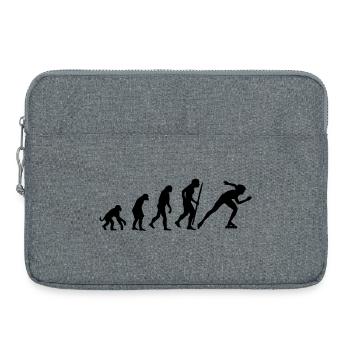 Changes in line speed skating - Laptop bag 15" - heather grey - Front