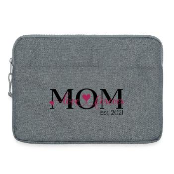 Maman - Sacoche pour ordinateur portable 15 pouces - gris chiné - Devant