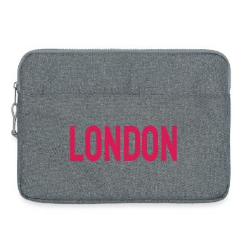 London - Laptop bag 15" - heather grey - Front