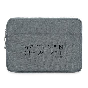 Coordonnées Dietikon Zurich - Sacoche pour ordinateur portable 15 pouces - gris chiné - Devant