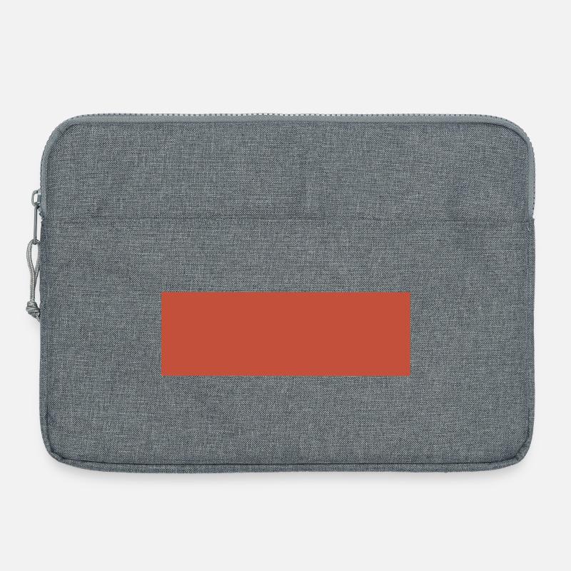 Abstraktes Erdtönen Muster - Laptoptasche 15" - Grau meliert