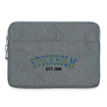 Stockholm Fondée en 1986 - Sacoche pour ordinateur portable 15 pouces - gris chiné - Devant