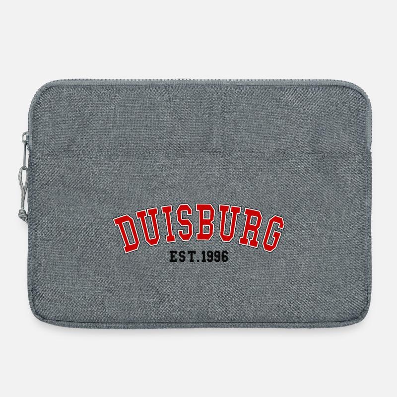 Duisburg gegründet 1996 - Laptoptasche 15" - Grau meliert