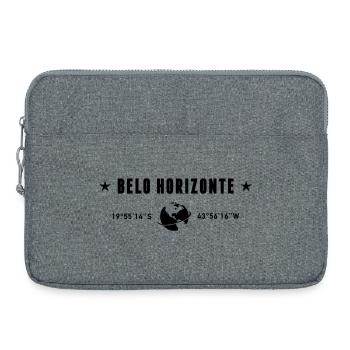 Belo Horizonte Coordinates Planet Earth - Laptop bag 15" - heather grey - Front