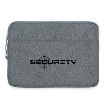 Sécurité, sécurité, protection de la propriété - Sacoche pour ordinateur portable 15 pouces - gris chiné - Devant