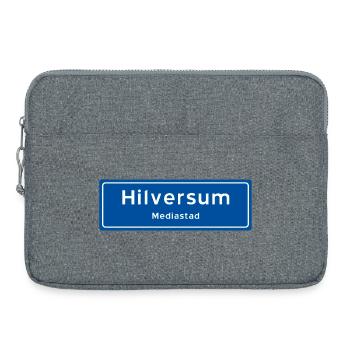 Hilversum place name sign - Laptop bag 15" - heather grey - Front