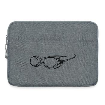Lunettes de natation Graphic - Sacoche pour ordinateur portable 15 pouces - gris chiné - Devant