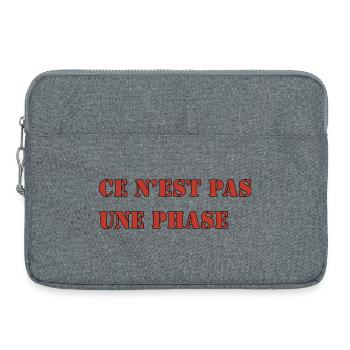 ES IST KEINE PHASE - Laptoptasche 15" - Grau meliert - Vorne